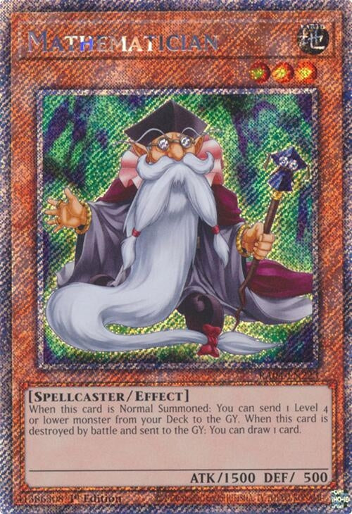 Mathematician (Platinum Secret Rare) (RA04-EN223)