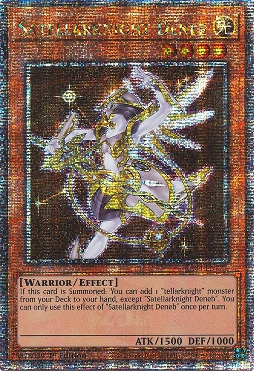 Image for Satellarknight Deneb (Quarter Century Secret Rare) (RA04-EN227) - YuGiOh