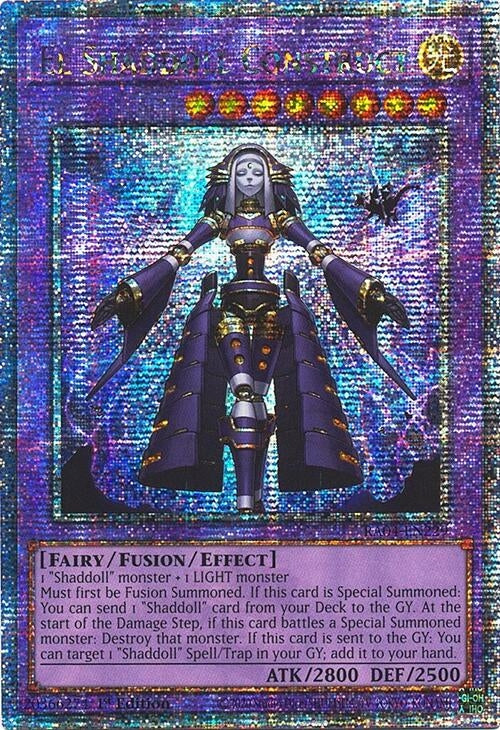 Image for El Shaddoll Construct (Quarter Century Secret Rare) (RA04-EN229) - YuGiOh