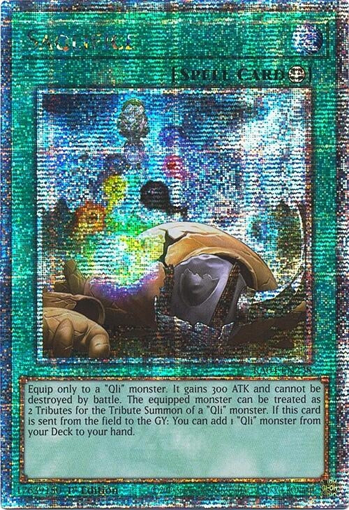 Image for Saqlifice (Quarter Century Secret Rare) (RA04-EN238) - YuGiOh