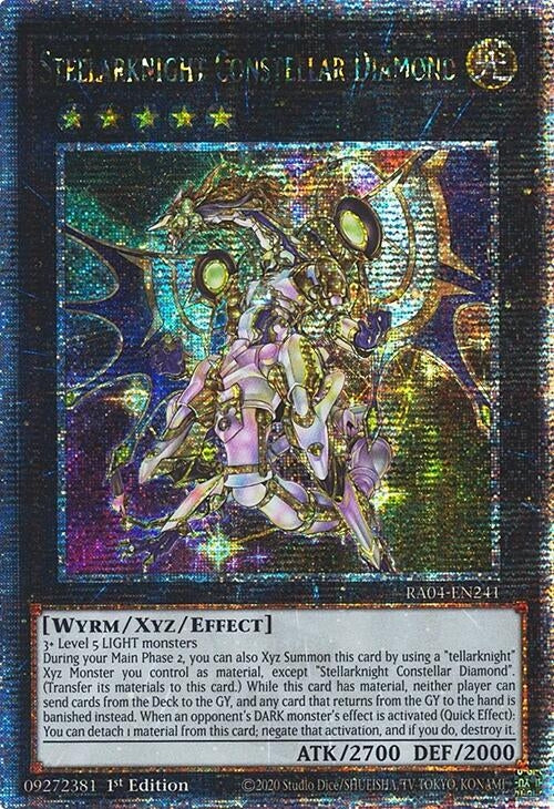 Image for Stellarknight Constellar Diamond (Quarter Century Secret Rare) (RA04-EN241) - YuGiOh