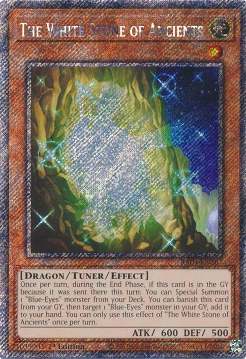 The White Stone of Ancients (Platinum Secret Rare) (RA04-EN267)