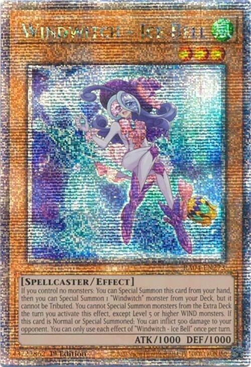 Image for Windwitch - Ice Bell (Quarter Century Secret Rare) (RA04-EN273) - YuGiOh