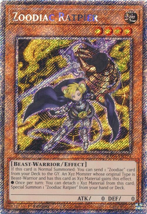 Zoodiac Ratpier (Platinum Secret Rare) (RA04-EN274)