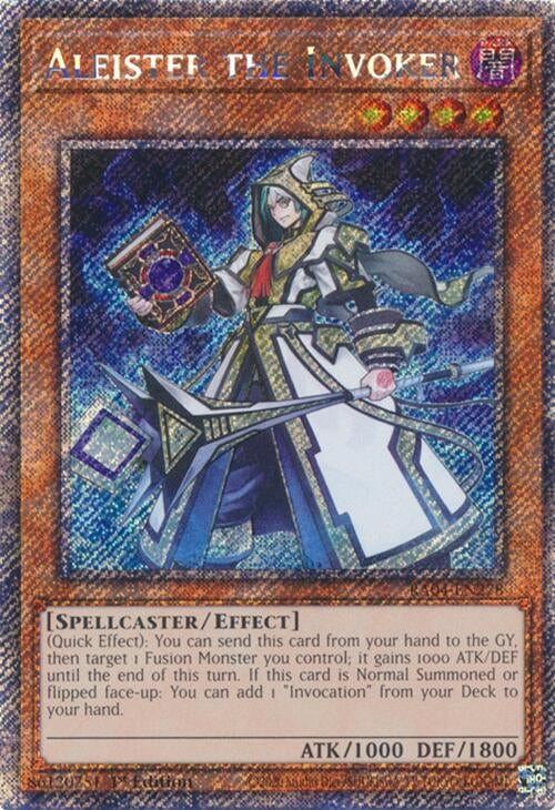 Aleister the Invoker (Platinum Secret Rare) (RA04-EN278)