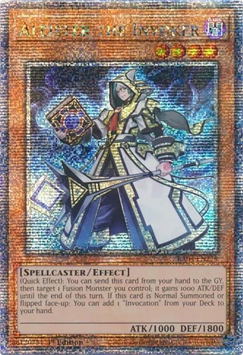 Aleister the Invoker (Quarter Century Secret Rare) (RA04-EN278)