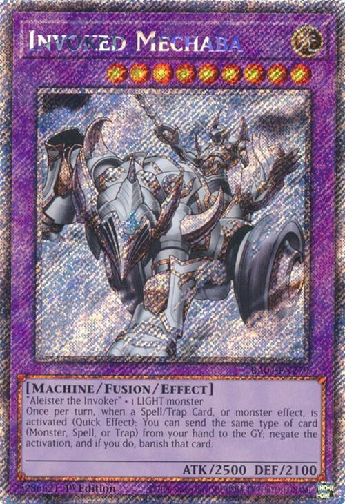 Invoked Mechaba (Platinum Secret Rare) (RA04-EN279)