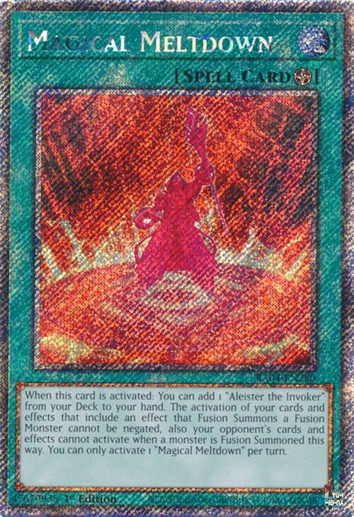 Magical Meltdown (Platinum Secret Rare) (RA04-EN280)