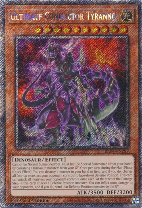 Ultimate Conductor Tyranno (Platinum Secret Rare) (RA04-EN287)