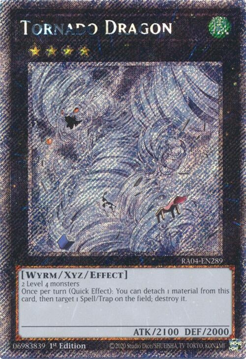 Tornado Dragon (Platinum Secret Rare) (RA04-EN289)