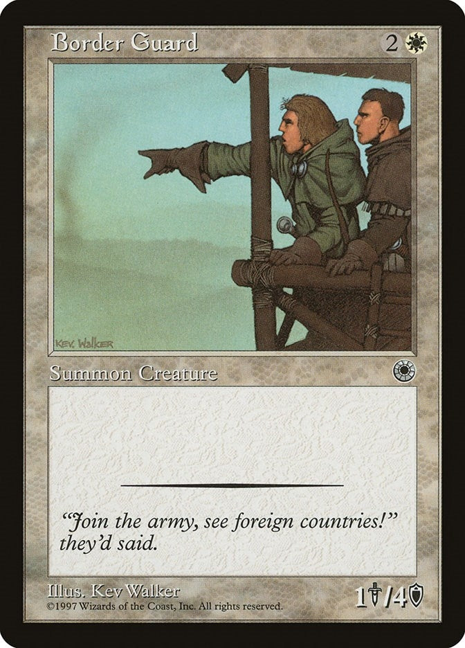 Image for Border Guard (Portal) - Magic: The Gathering