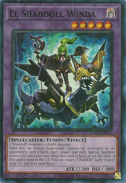 Image for El Shaddoll Winda (RA04-EN052) - YuGiOh