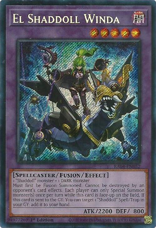 Image for El Shaddoll Winda (Secret Rare) (RA04-EN052) - YuGiOh