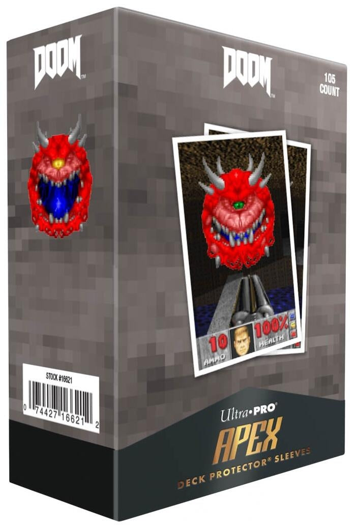 Image for Cacodemon APEX Deck Protector Sleeves for Bethesda - DOOM (105-pack) - Card Sleeves