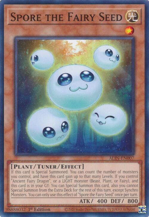 Image for Spore the Fairy Seed (ALIN-EN007) (ALIN) - YuGiOh
