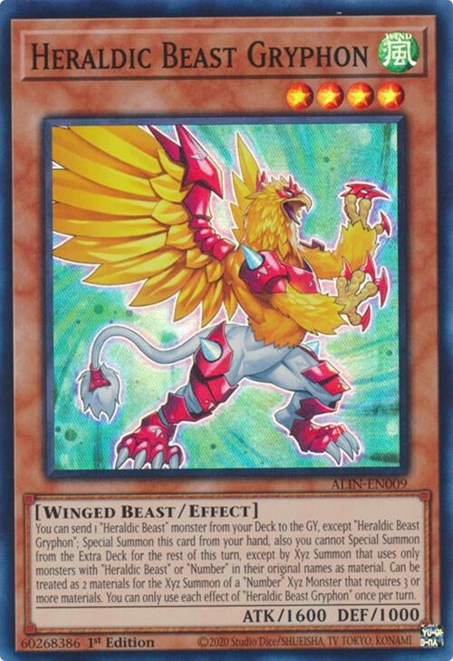 Image for Heraldic Beast Gryphon (ALIN-EN009) (ALIN) - YuGiOh