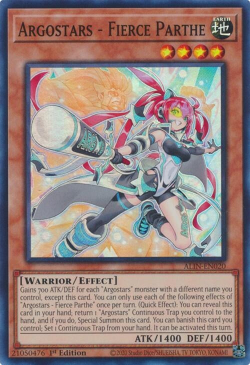 Image for Argostars - Fierce Parthe (ALIN-EN020) (ALIN) - YuGiOh