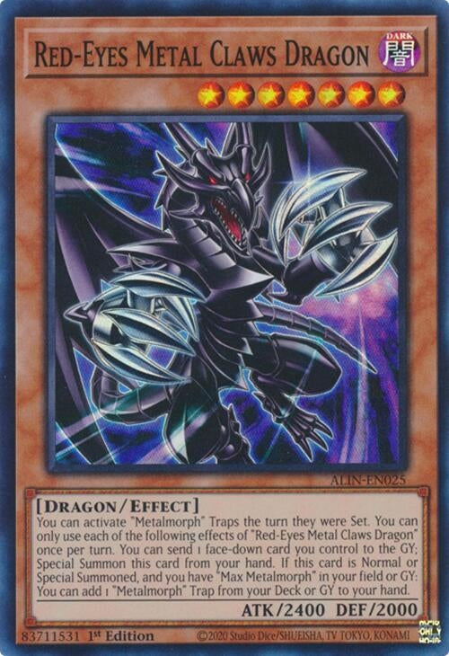 Image for Red-Eyes Metal Claws Dragon (ALIN-EN025) (ALIN) - YuGiOh