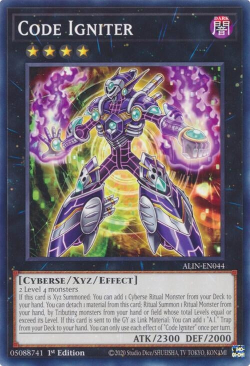 Image for Code Igniter (ALIN-EN044) (ALIN) - YuGiOh
