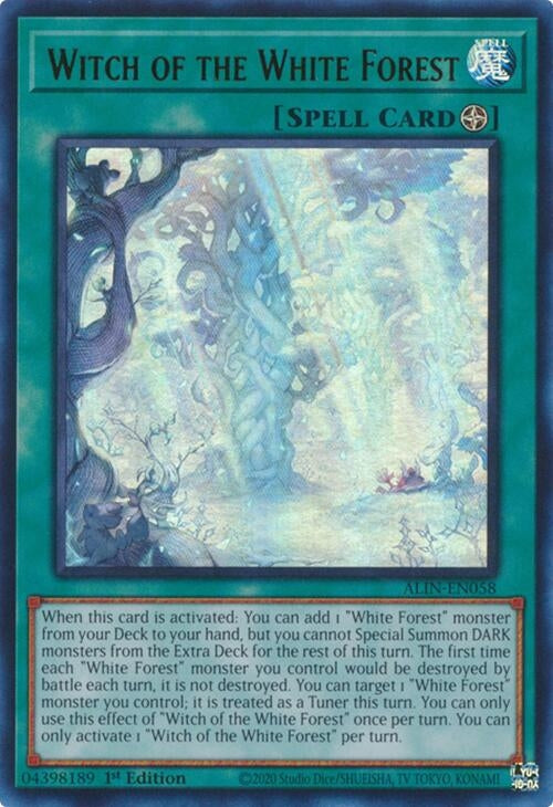 Image for Witch of the White Forest (ALIN-EN058) (ALIN) - YuGiOh