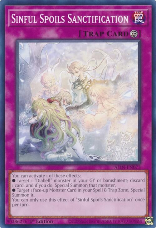 Image for Sinful Spoils Sanctification (ALIN-EN073) (ALIN) - YuGiOh