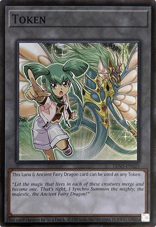 Image for Token: Luna & Ancient Fairy Dragon (TKN5-EN023) (ALIN) - YuGiOh