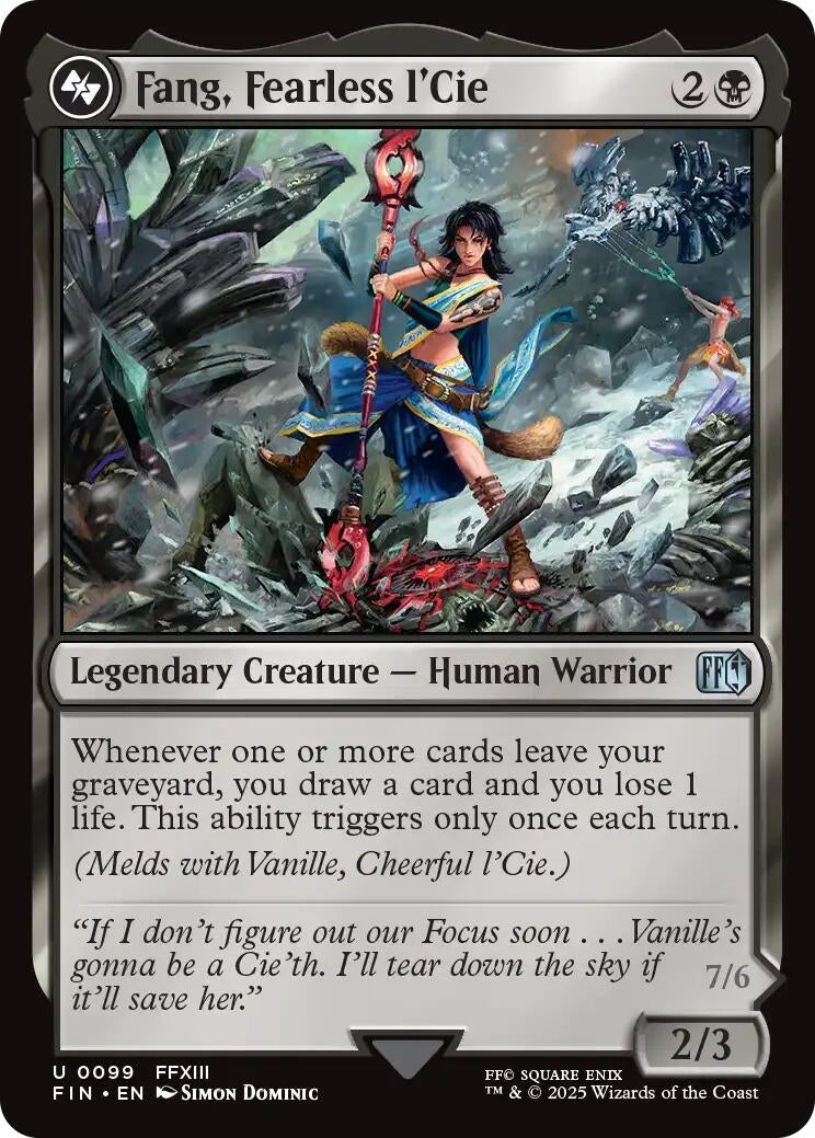 Image for Fang, Fearless l'Cie (99) (FINAL FANTASY) - Magic: The Gathering