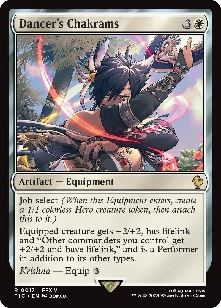 Image for Dancer's Chakrams (17) (FINAL FANTASY) - Magic: The Gathering
