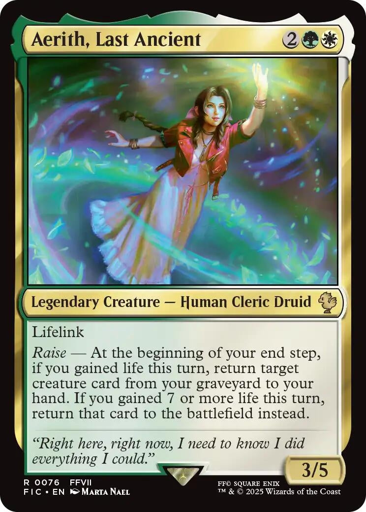 Image for Aerith, Last Ancient (76) (FINAL FANTASY) - Magic: The Gathering