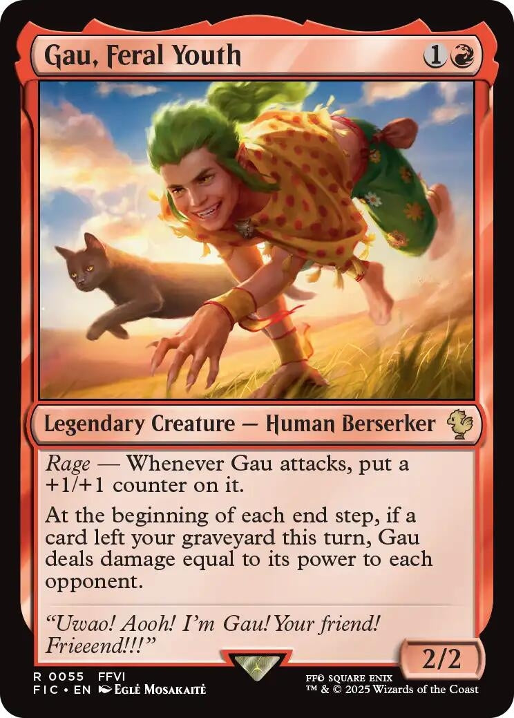 Image for Gau, Feral Youth (55) (FINAL FANTASY) - Magic: The Gathering