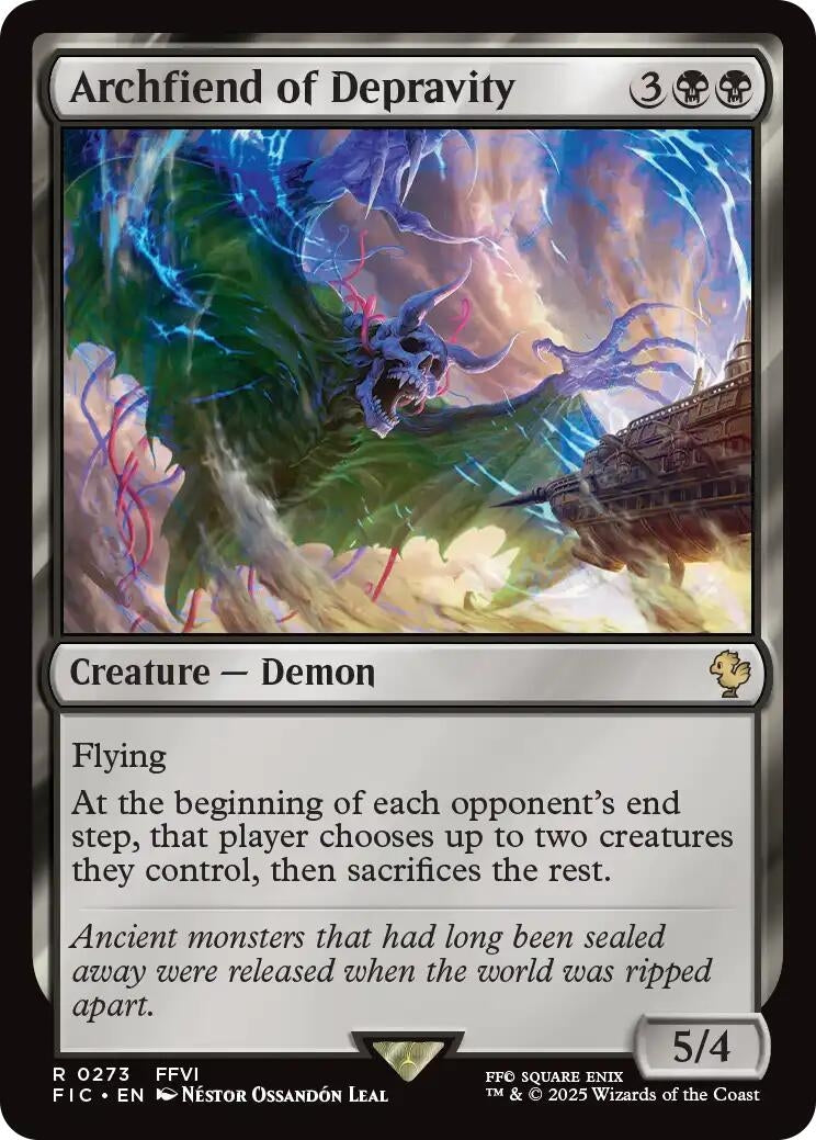 Image for Archfiend of Depravity (273) (FINAL FANTASY) - Magic: The Gathering