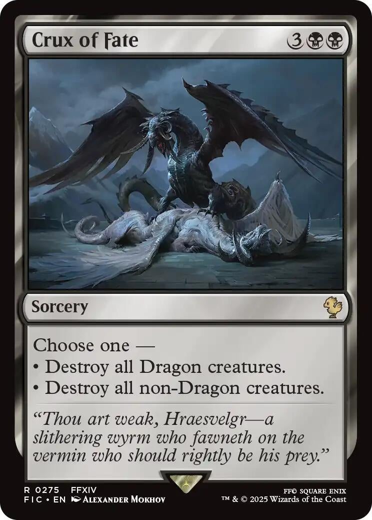 Image for Crux of Fate (275) (FINAL FANTASY) - Magic: The Gathering