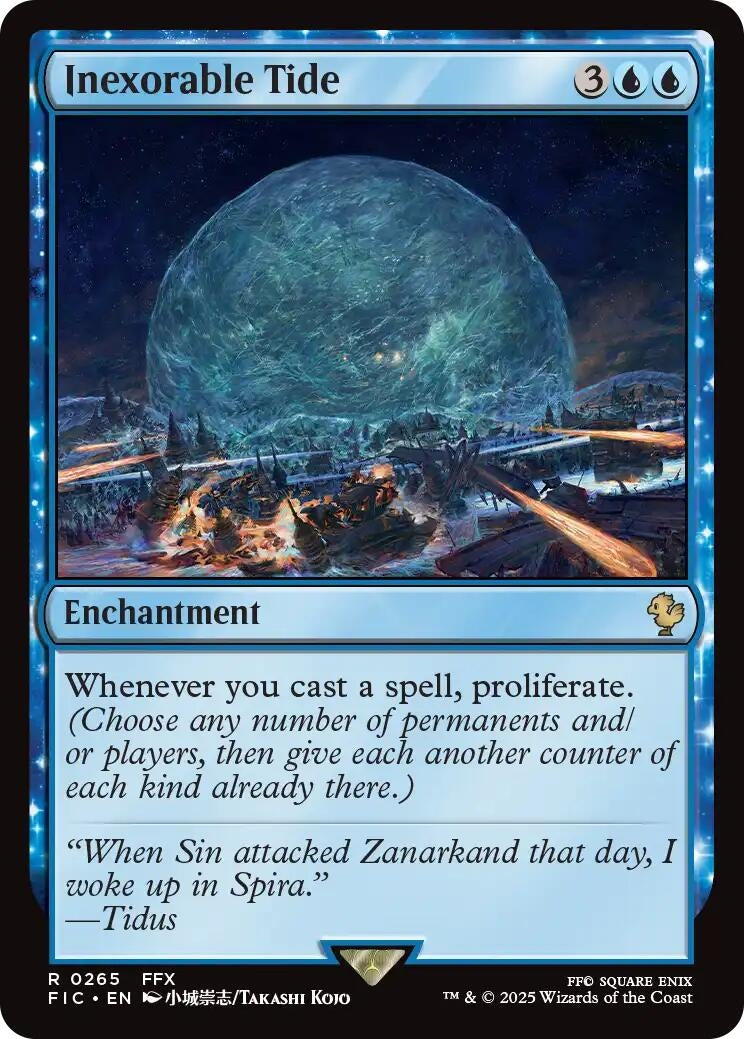 Image for Inexorable Tide (265) (FINAL FANTASY) - Magic: The Gathering