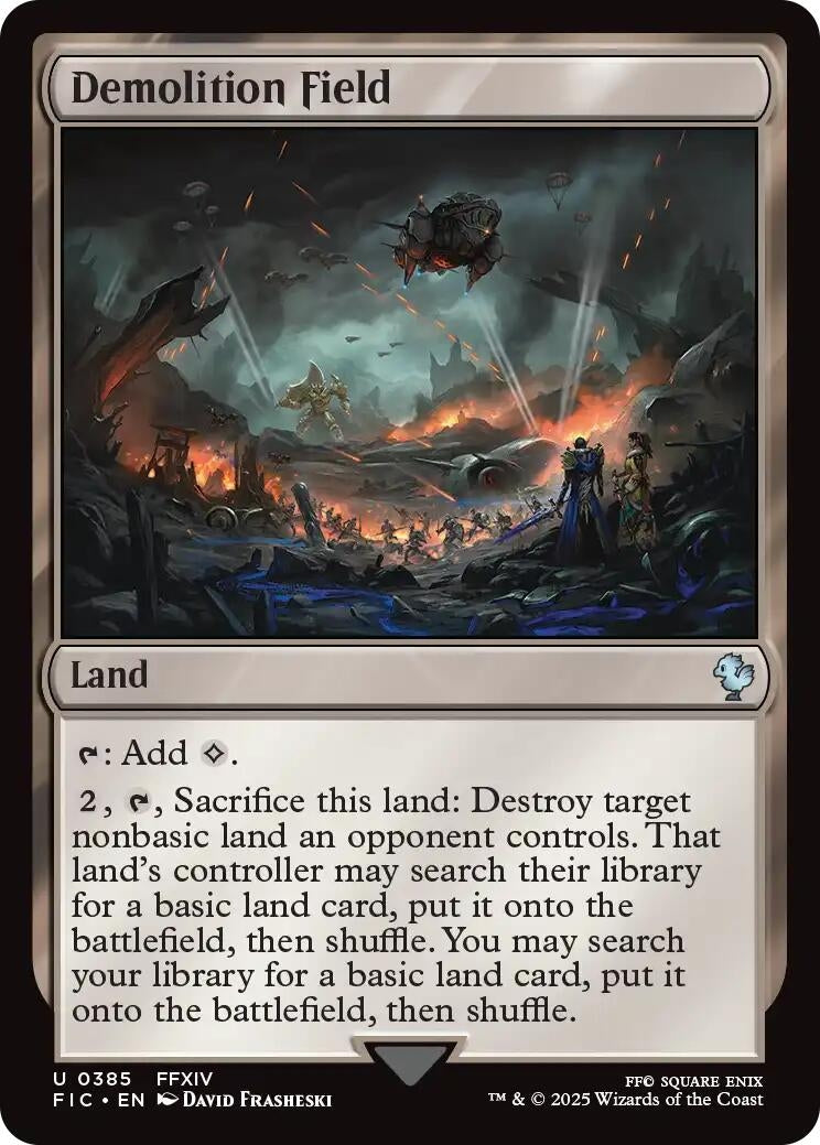 Image for Demolition Field (385) (FINAL FANTASY) - Magic: The Gathering