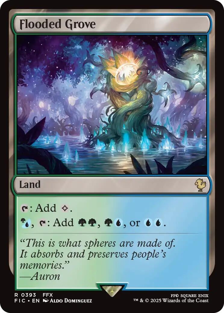 Image for Flooded Grove (393) (FINAL FANTASY) - Magic: The Gathering