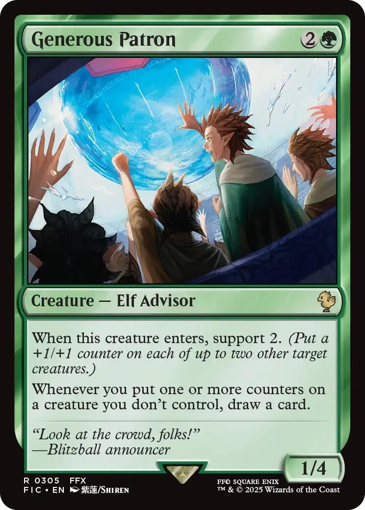Image for Generous Patron (305) (FINAL FANTASY) - Magic: The Gathering