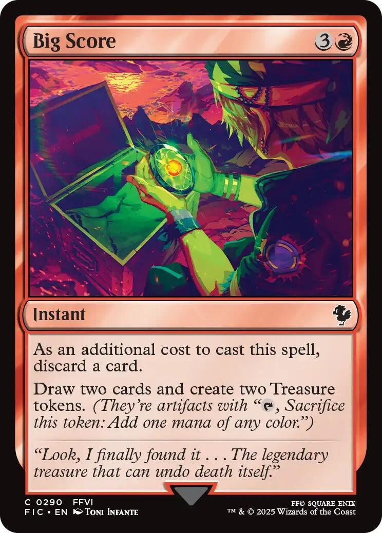 Image for Big Score (290) (FINAL FANTASY) - Magic: The Gathering