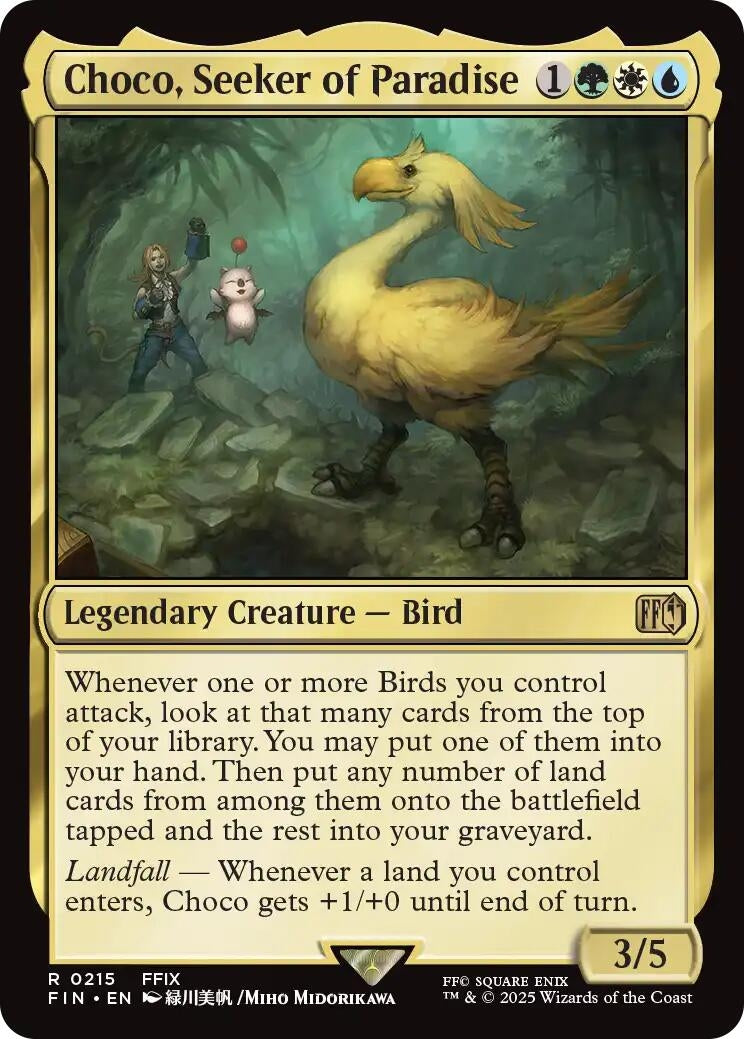Image for Choco, Seeker of Paradise (215) (FINAL FANTASY) - Magic: The Gathering
