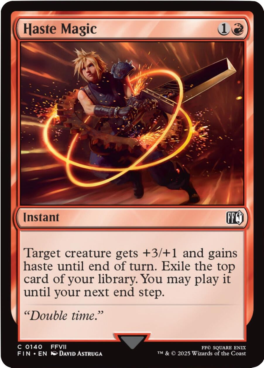 Image for Haste Magic (140) (FINAL FANTASY) - Magic: The Gathering