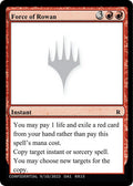 Image for Force of Rowan (Un-Known Event Playtest Cards) - Magic: The Gathering
