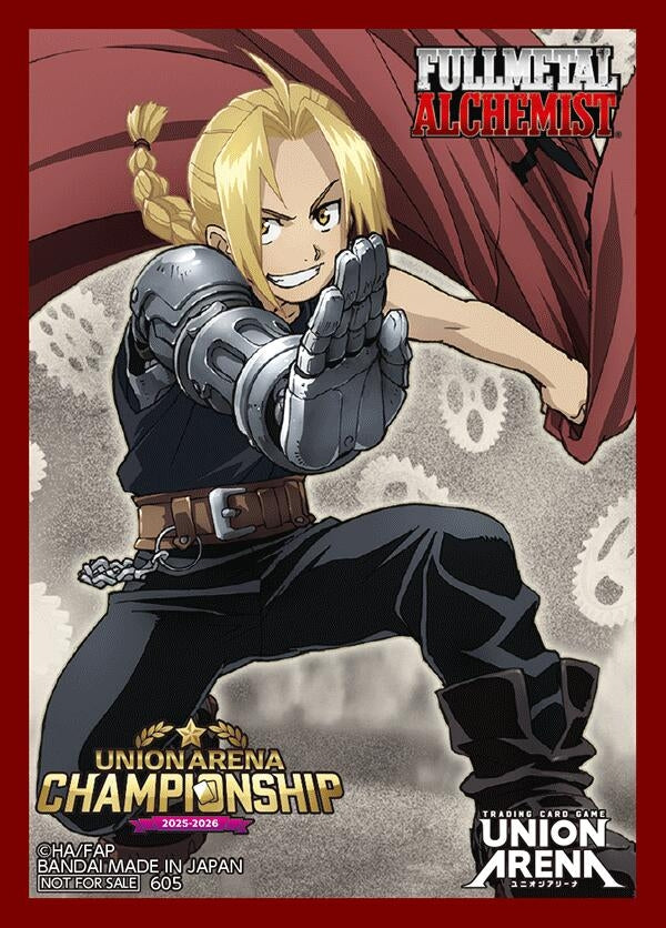 Image for Union Arena Regionals 25-26 AP Card Sleeves - FULLMETAL ALCHEMIST (3-Pack) - Card Sleeves
