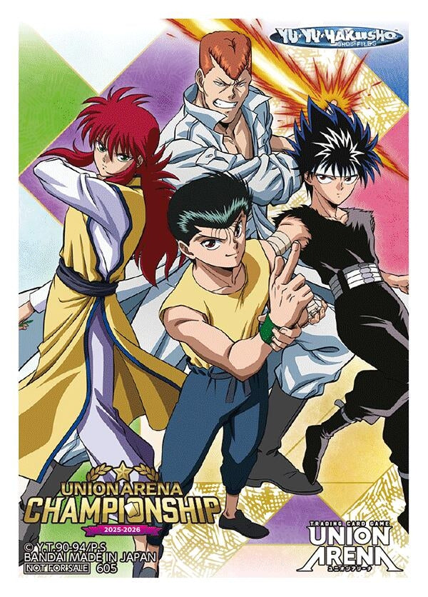 Image for Union Arena Regionals 25-26 AP Card Sleeves - Yu Yu Hakusho: Ghost Files (3-Pack) - Card Sleeves