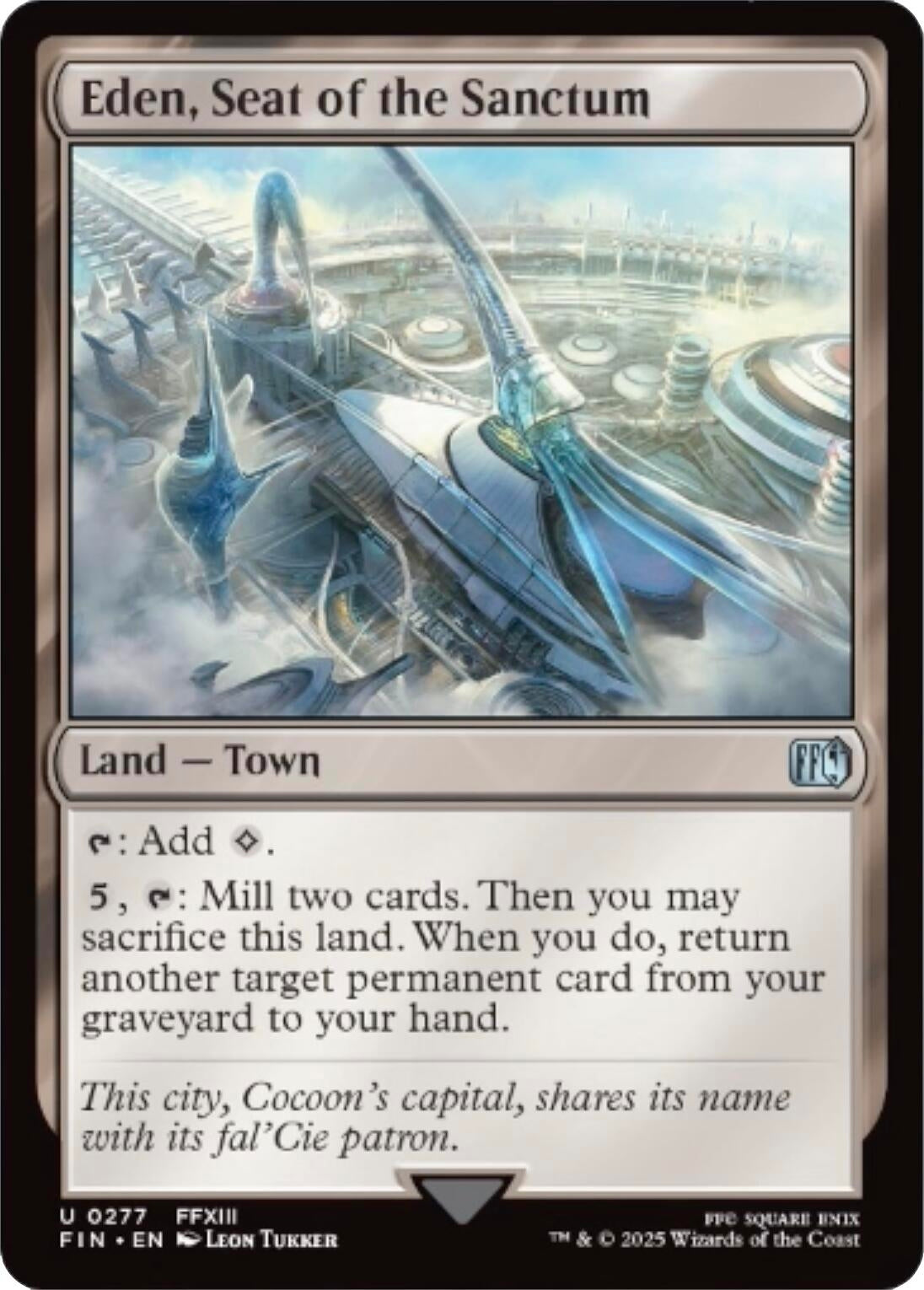 Image for Eden, Seat of the Sanctum (277) (FINAL FANTASY) - Magic: The Gathering