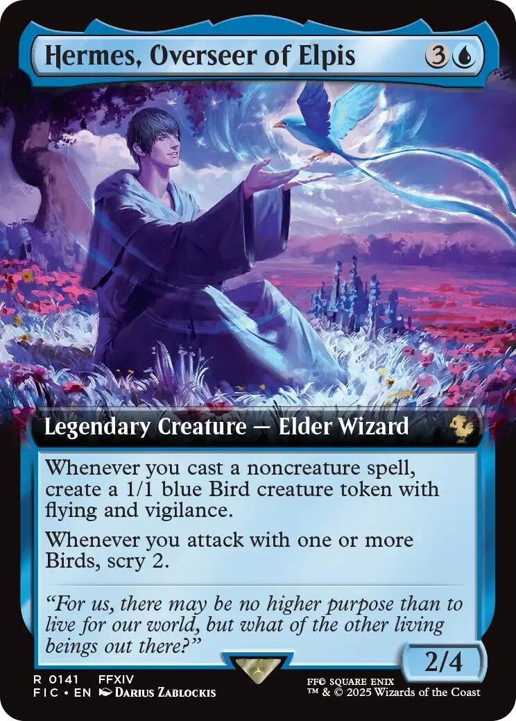 Image for Hermes, Overseer of Elpis (Extended Art) (141) (FINAL FANTASY) - Magic: The Gathering