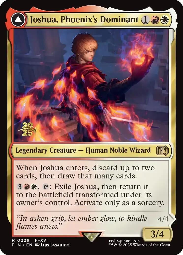 Image for Joshua, Phoenix's Dominant (229) (Prerelease Cards) - Magic: The Gathering