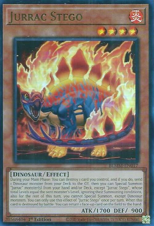 Image for Jurrac Stego (BLMM-EN017) (BLMM) - YuGiOh