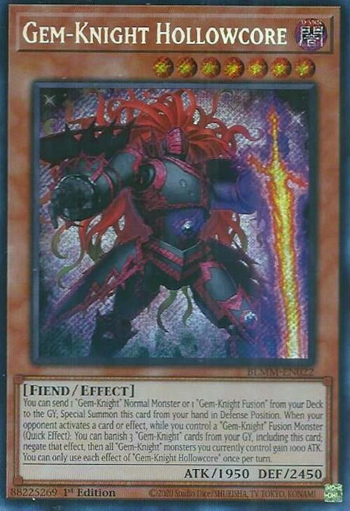Image for Gem-Knight Hollowcore (BLMM-EN022) (BLMM) - YuGiOh