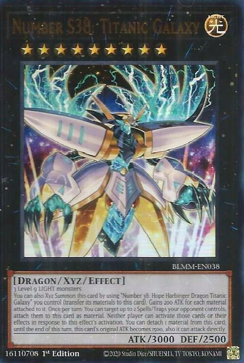 Image for Number S38: Titanic Galaxy (BLMM-EN038) (BLMM) - YuGiOh
