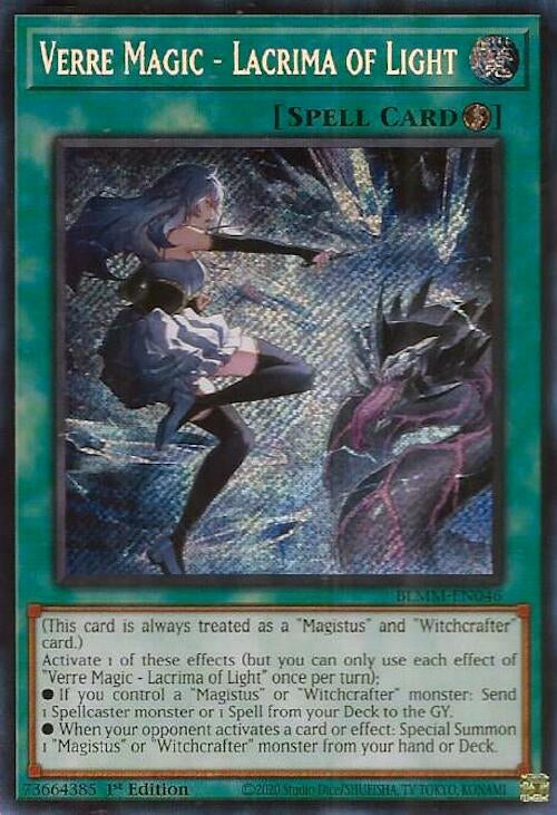 Image for Verre Magic - Lacrima of Light (BLMM-EN046) (BLMM) - YuGiOh