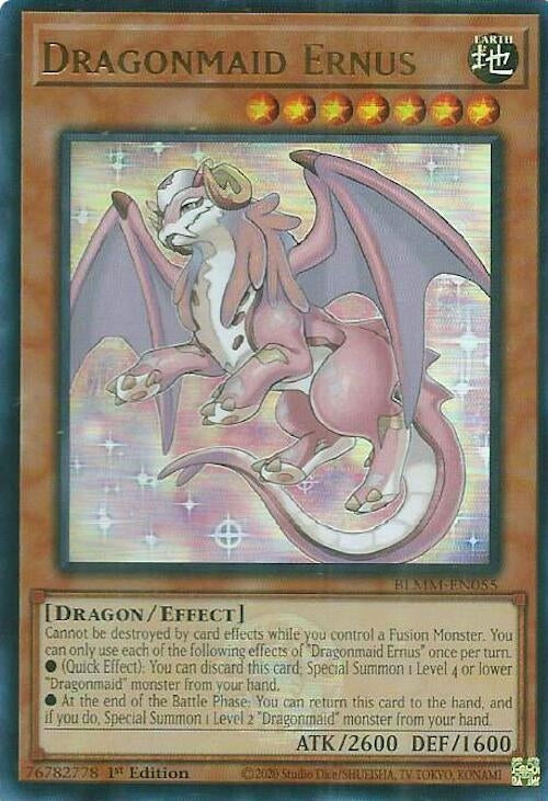 Image for Dragonmaid Ernus (BLMM-EN055) (BLMM) - YuGiOh